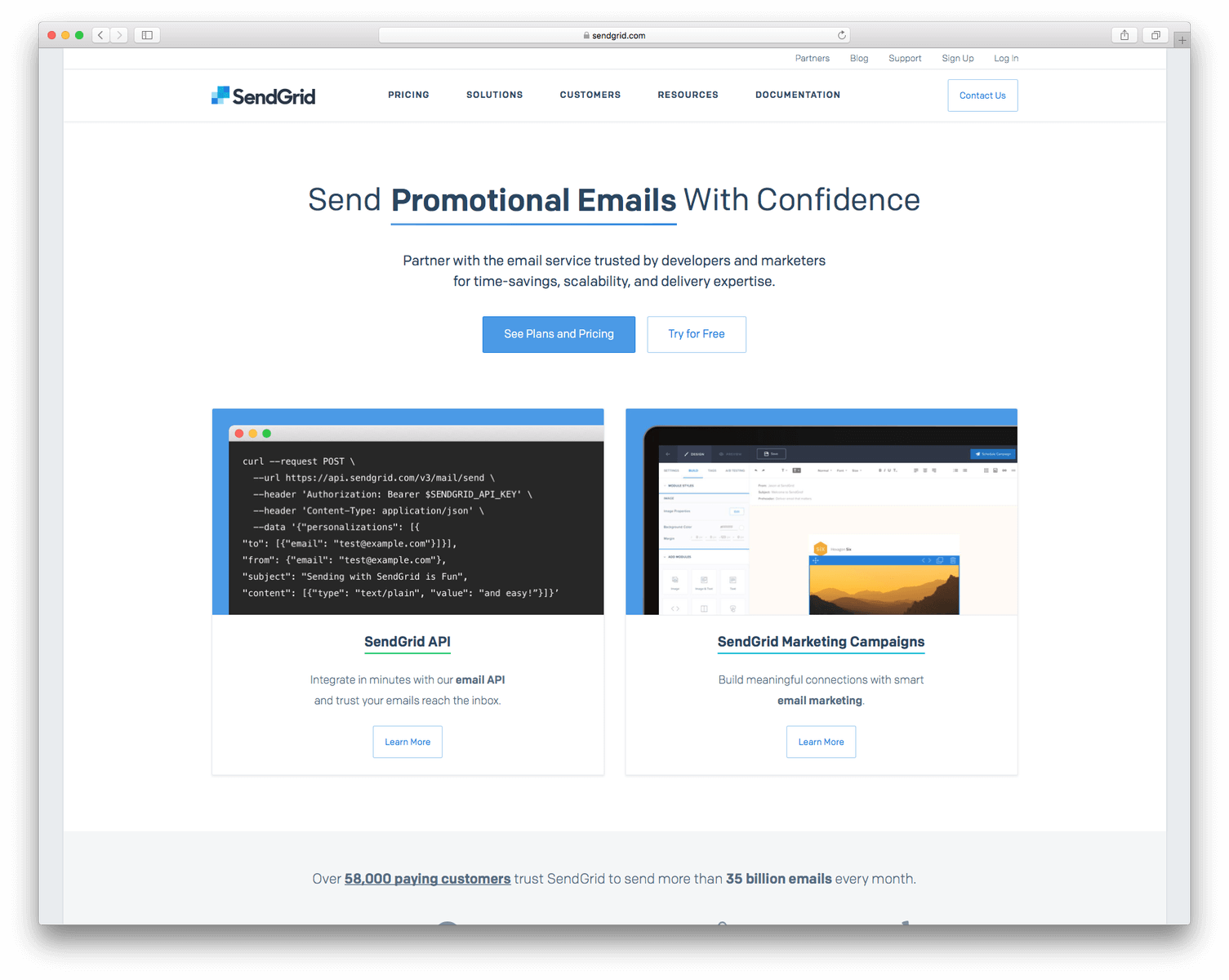 SendGrid Website